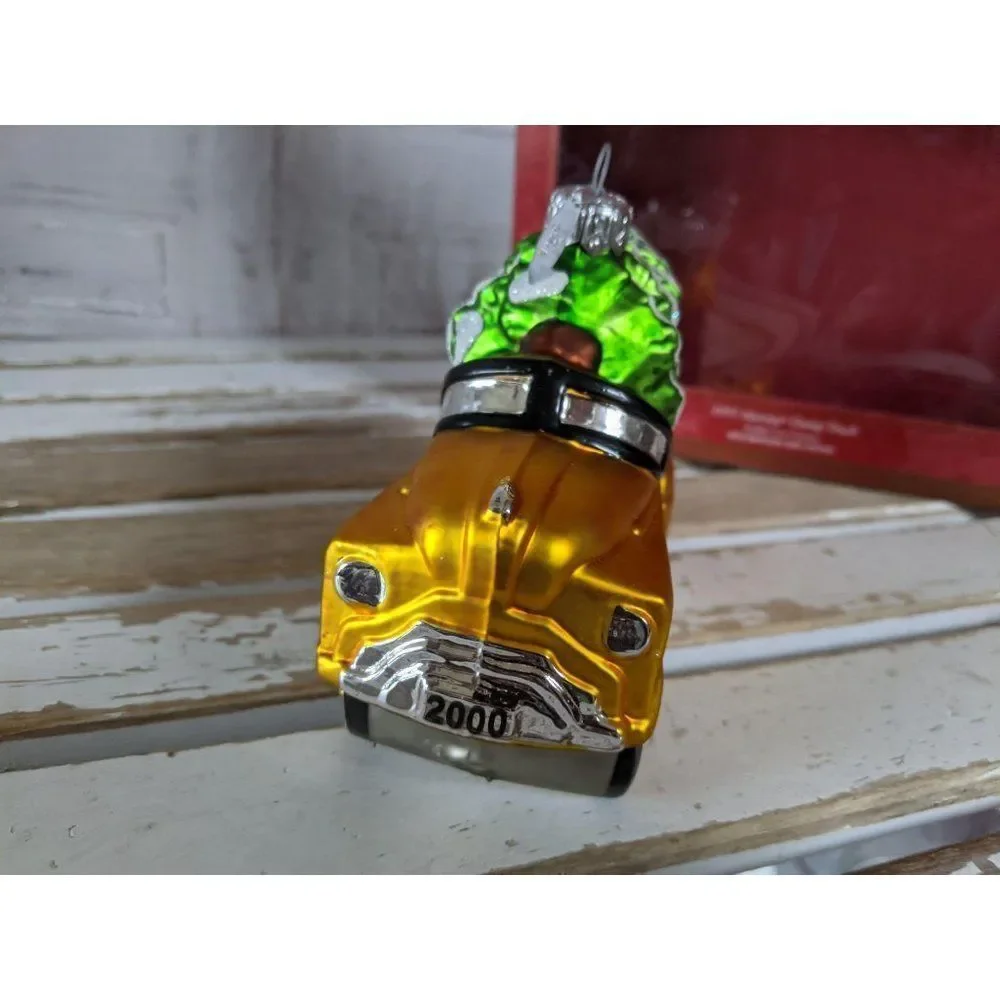 Hallmark 1955 Murray dump truck glass ornament‎ 200